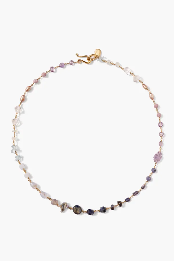 Chan Luu Necklaces^Daphne Beaded Necklace Iolite Mix