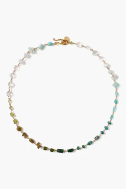 Chan Luu Necklaces^Daphne Beaded Necklace Turquoise Mix