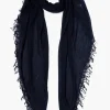 Chan Luu Scarves^Dark Sapphire Cashmere And Silk Scarf