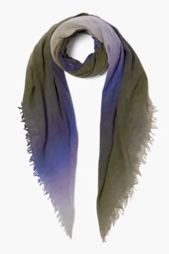Chan Luu Scarves^Dazzling Blue Ombre Cashmere Scarf