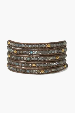Chan Luu Bracelets^Denali Wrap Bracelet Blue Lab Mix