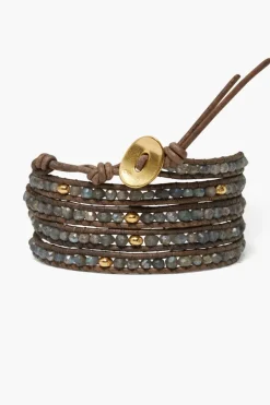 Chan Luu Bracelets^Denali Wrap Bracelet Blue Lab Mix