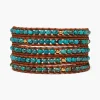 Chan Luu Bracelets^Denali Wrap Bracelet Turquoise