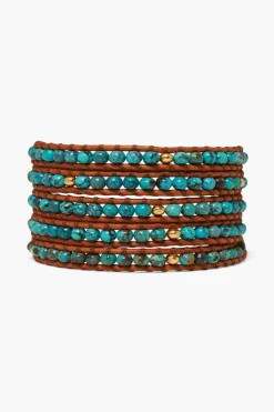 Chan Luu Bracelets^Denali Wrap Bracelet Turquoise