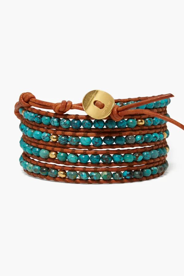 Chan Luu Bracelets^Denali Wrap Bracelet Turquoise