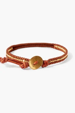 Chan Luu Bracelets^Diamond Bar Single Wrap Bracelet Brown