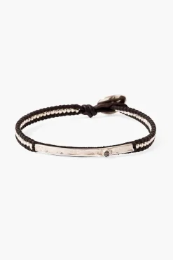 Chan Luu Bracelets^Diamond Bar Single Wrap Bracelet Black