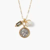 Chan Luu Necklaces^Dorothea Charm Necklace White Pearl Mix