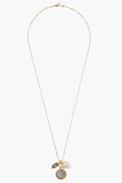 Chan Luu Necklaces^Dorothea Charm Necklace White Pearl Mix
