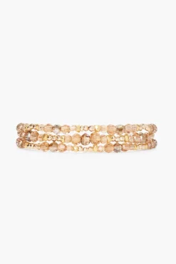 Chan Luu Bracelets^Dresden Naked Wrap Bracelet Gold Mix