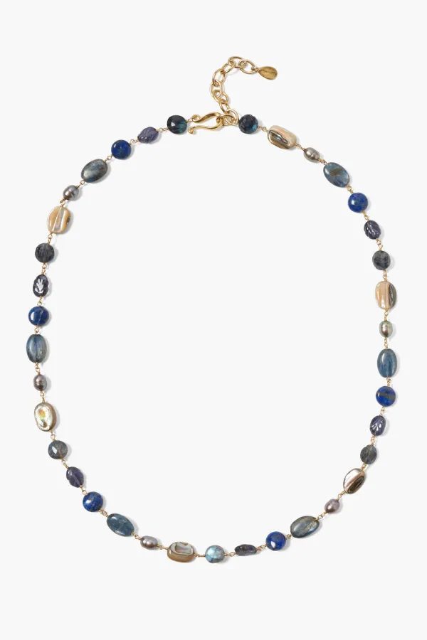 Chan Luu Necklaces^Eden Necklace Blue Lab Mix