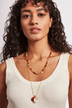 Chan Luu Necklaces^Eden Necklace Carnelian Mix