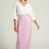Chan Luu Bottoms^Eloise Floral Wrap Skirt Mulberry