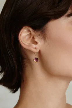 Chan Luu Earrings^February Birthstone Earrings Amethyst Crystal