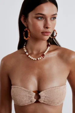 Chan Luu Necklaces^Fiji Necklace Champagne Mix