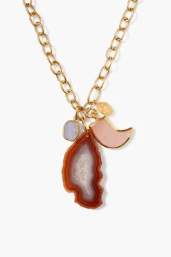 Chan Luu Necklaces^Florence Charm Necklace Pink Mix