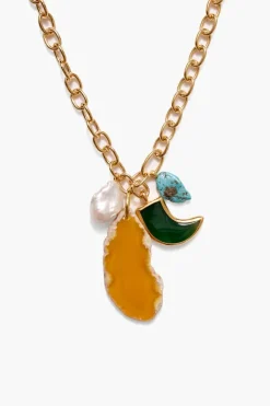 Chan Luu Necklaces^Florence Charm Necklace Yellow Mix