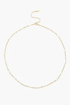 Chan Luu Necklaces^Free-Form White Pearl Mix Short Necklace