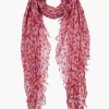 Chan Luu Scarves^Fuchsia Pink Paisley Cashmere And Silk Scarf