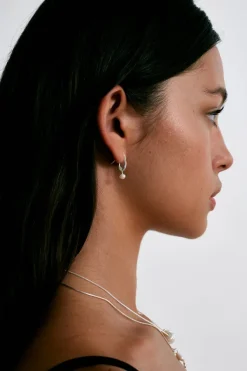 Chan Luu Earrings^Gala Crescent Pearl Earrings Mini Silver