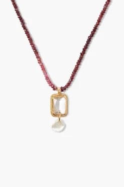 Chan Luu Necklaces^Geneva Necklace Burgundy Mix