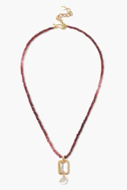 Chan Luu Necklaces^Geneva Necklace Burgundy Mix