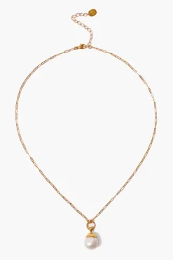 Chan Luu Necklaces^Gold Dipped Pearl Pendant Necklace