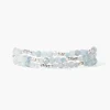 Chan Luu Bracelets^Granada Naked Wrap Bracelet Aquamarine Silver