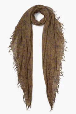 Chan Luu Scarves^Grass Roots Paisley Cashmere And Silk Scarf