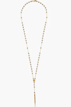 Chan Luu Necklaces^Greige Crystal Dagger Necklace