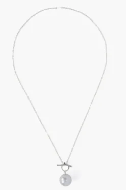 Chan Luu Necklaces^Grey Freshwater Pearl Toggle Necklace