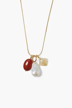 Chan Luu Necklaces^Grove Charm Necklace Gold Mix
