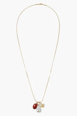 Chan Luu Necklaces^Grove Charm Necklace Gold Mix