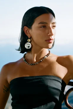 Chan Luu Earrings^Harlequin Earrings Black Mop