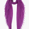 Chan Luu Scarves^Hyacinth Violet Cashmere And Silk Scarf