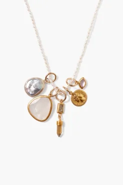Chan Luu Necklaces^Hypatia Charm Necklace White Pearl Mix
