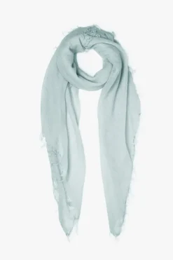 Chan Luu Scarves^Iceberg Grey Cashmere And Silk Scarf