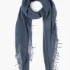 Chan Luu Scarves^Indigo Cashmere And Silk Scarf