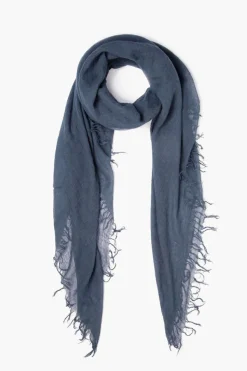 Chan Luu Scarves^Indigo Cashmere And Silk Scarf