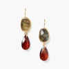 Chan Luu Earrings^Ingrid Drop Earrings Burgundy Mix