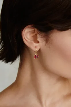Chan Luu Earrings^July Birthstone Earrings Ruby Crystal