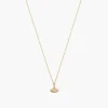 Chan Luu Necklaces^14K Gold Evil Eye Necklace With Diamond Inlay