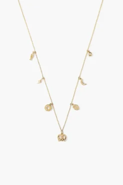Chan Luu Necklaces^14K Gold Fun Necklace With Diamond Inlay