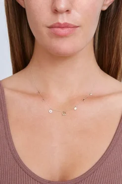 Chan Luu Necklaces^14K Gold Fun Necklace With Diamond Inlay