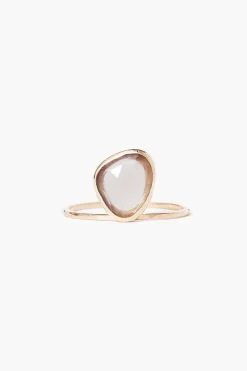 Chan Luu Rings^14K Grey Moonstone Cliff Ring