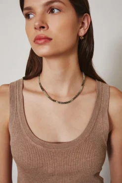 Chan Luu Necklaces^14K Moss Aquamarine Petra Necklace