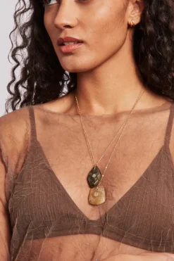 Chan Luu Necklaces^14K River Necklace Green Garnet