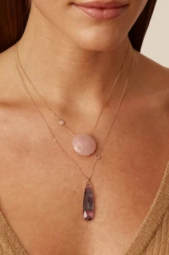 Chan Luu Necklaces^14K Rose Quartz Bonbon Necklace