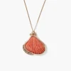 Chan Luu Necklaces^14K Scallop Shell Necklace Coral
