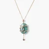 Chan Luu Necklaces^14K Serpent Necklace Emerald